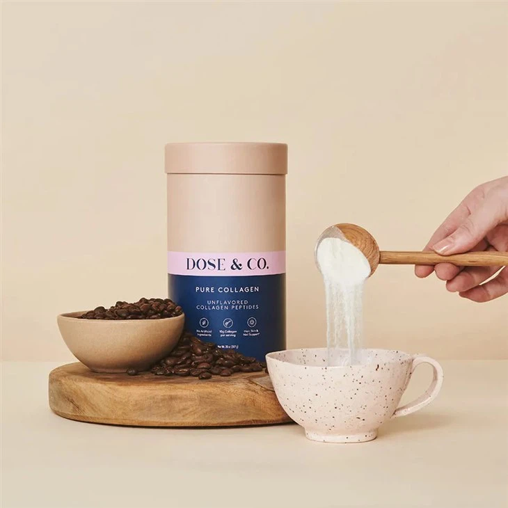 Good Supplying Food Grade Paper Tube Box Container Supplement Protein Powder Packaging Cylinder Packaging